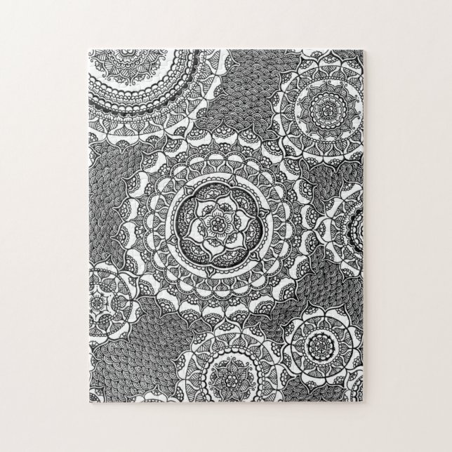 Clockwork Flowers Jigsaw Puzzle (Vertical)