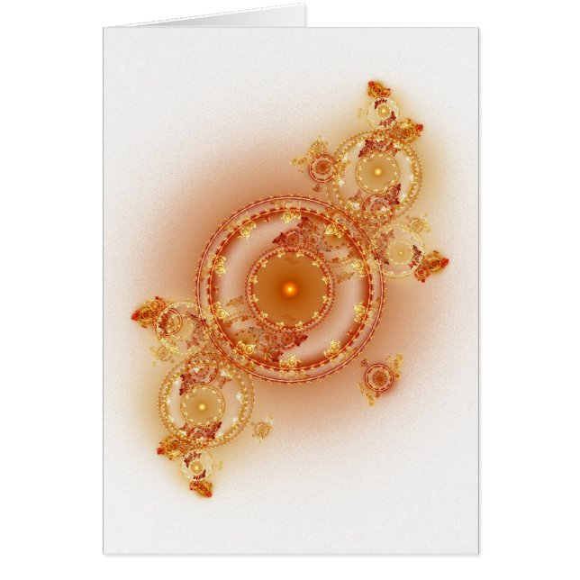 Clockwork I - Carte d'art fractale (Devant)