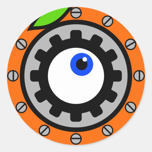 Clockwork Orange Classic Round Sticker (Front)