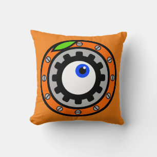 Clockwork Orange Throw Pillow