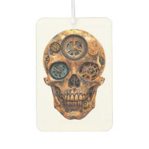 Clockwork Skull Fusion Air Freshener