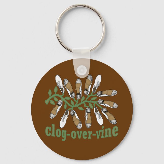 Clog Over Vine Dance Keychain (Front)