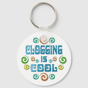 Clogging is Cool Keychain