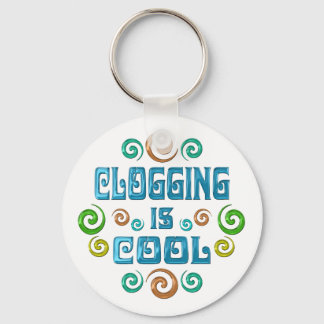 Clogging is Cool Keychain