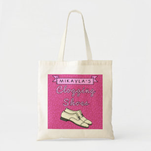 Clogging Shoes Personalized for Cloggers Dance Tote Bag