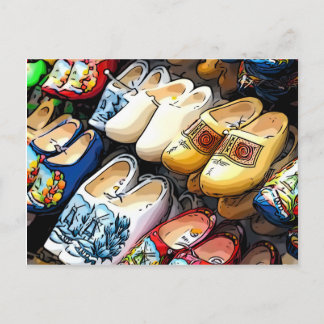 Clogs, Amsterdam, Netherlands/Holland - Postcard