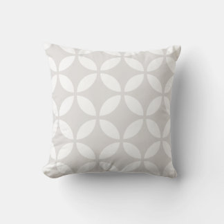 Cloisonne 2 [gray] - Japanese Traditional Pattern Throw Pillow