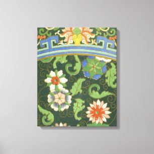 Cloisonne China Patter Asian Oriental Canvas Print