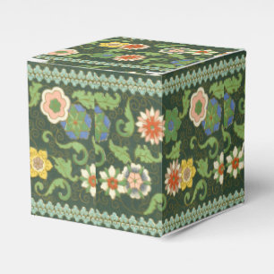 Cloisonne China Patter Asian Oriental Favor Box