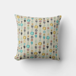 cloisonne stripe linen throw pillow