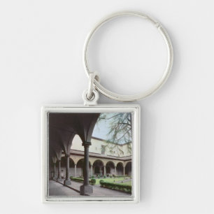 Cloister of the convent, rebuilt in 1442 (photo) keychain