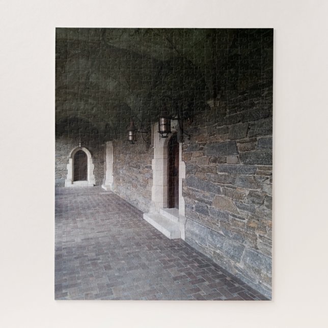 Cloisters Hallway with doors architectural study Jigsaw Puzzle (Vertical)