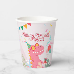 Clomp, Crunch & Growl! Dinosaur Party Paper Cups