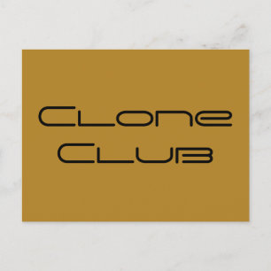 Clone Club geometric letters from Orphan Black Postcard