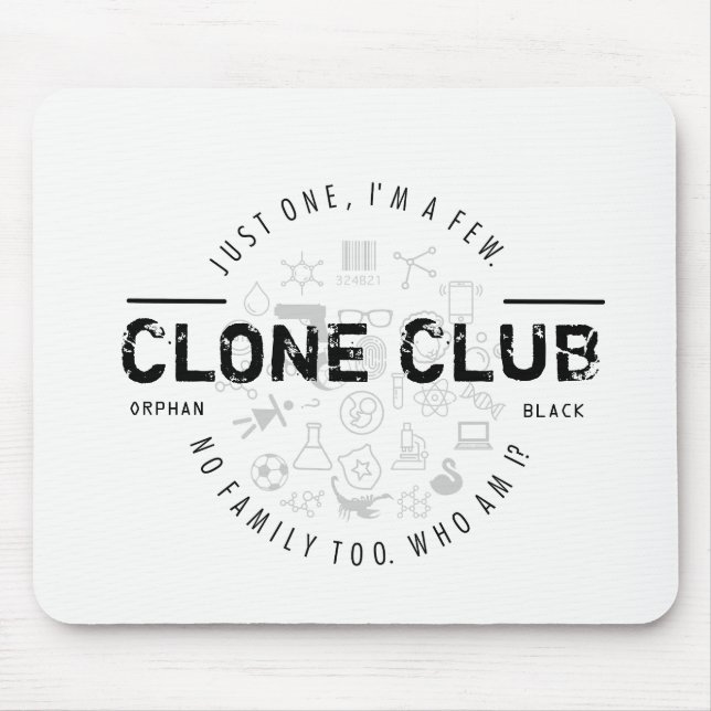 Clone Club Logo Mouse Pad (Front)