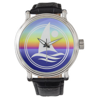Cloroful Sailboat Design Watches