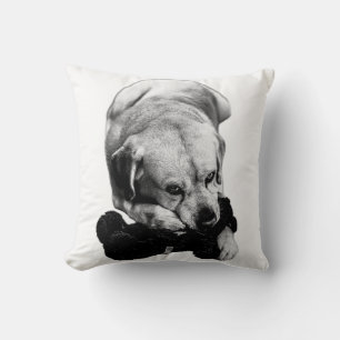 Close & Content Throw Pillow