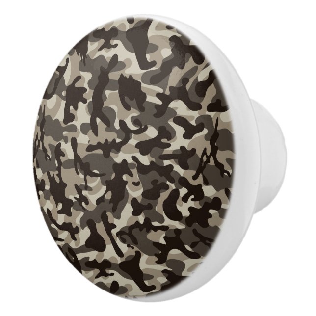Close Quarter Camouflage Ceramic Knob (Right)