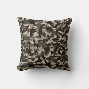 Close Quarter Camouflage Throw Pillow