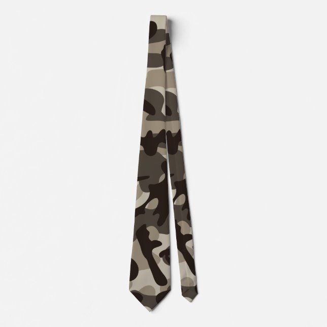 Close Quarter Camouflage Tissue Paper Tie (Front)