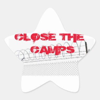 CLOSE THE CAMPS STAR STICKERS