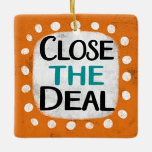 Close The Deal Ornament