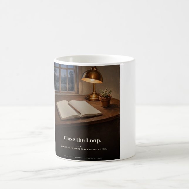 "Close the Loop" Planner Productivity Mug (Center)