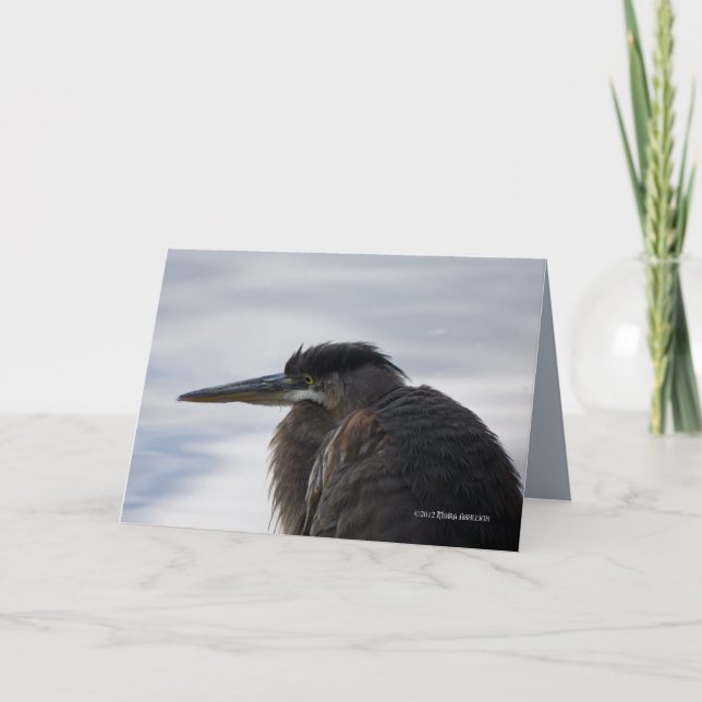 Close to a Heron Card (Front)