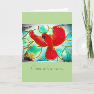 Close to Heart Cardinal Card
