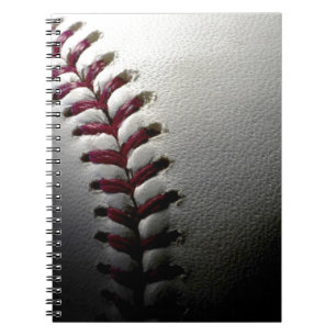 Close-up Baseball Notebook