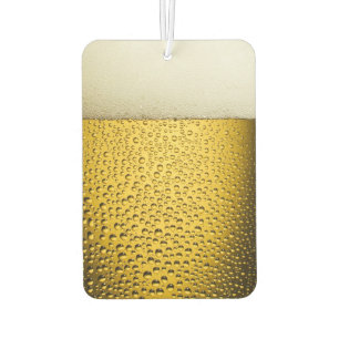 Close Up Beer Glass Air Freshener