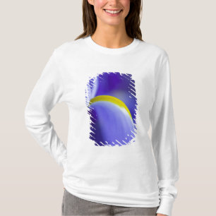 Close-up detail of a Blue Flag iris. T-Shirt