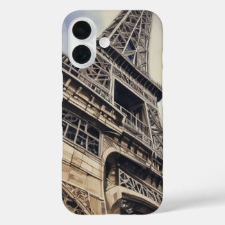 Close-up Eiffel Tower Paris Love City Travel iPhone 16 Case