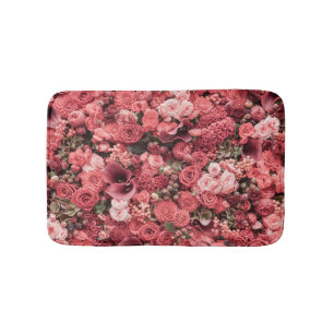 Close-up floral abstract background. bath mat