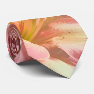 Close-up Floral Photography Pink Easter Lily Tie