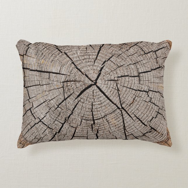 Close up grey background texture of old weathered  accent pillow (Front)