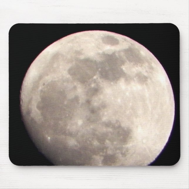 Close up Moon Picture Mouse Pad (Front)