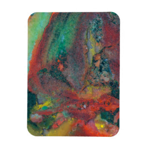 Close up of a Christmas Jasper Magnet