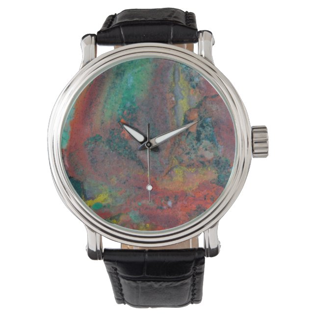 Close up of a Christmas Jasper Watch (Front)