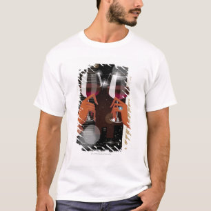 Close-up of a couple's toasting with wine glasses T-Shirt