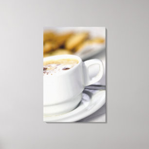 Close-up of a cup of coffee 2 canvas print