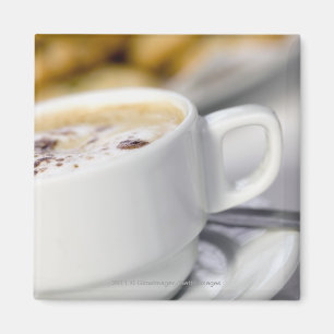 Close-up of a cup of coffee magnet