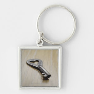 Close-up of a key keychain