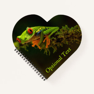 Close up of a Red Eyed Tree Frog #1 Notebook