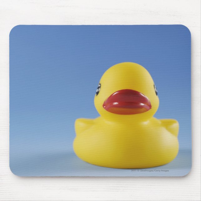 Close-up of a rubber duck mouse pad (Front)
