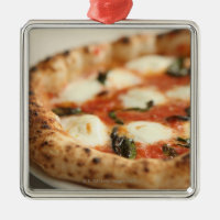 Close-up of a whole pizza pie