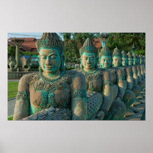 Close-up Of An Artists' Sculptures Poster