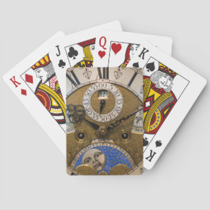 Close up of an old clock, Germany Playing Cards