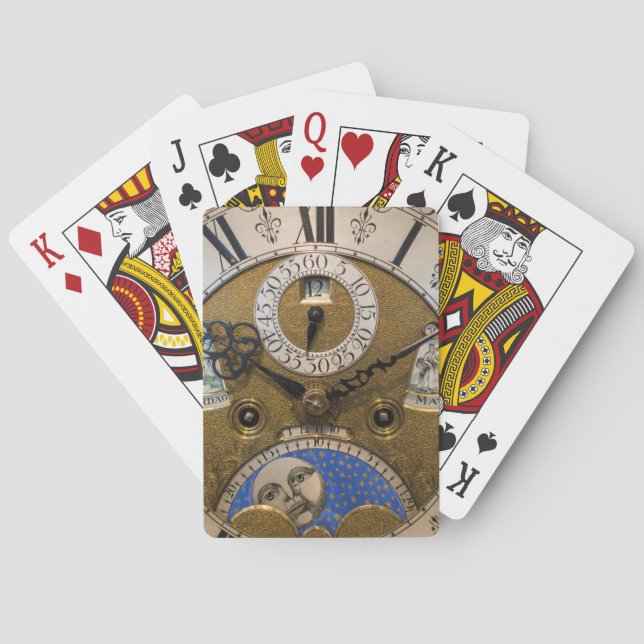 Close up of an old clock, Germany Playing Cards (Back)