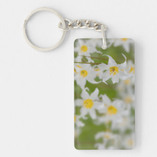 Close-up of avalanche lilies keychain